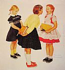 Norman Rockwell Checkup painting
